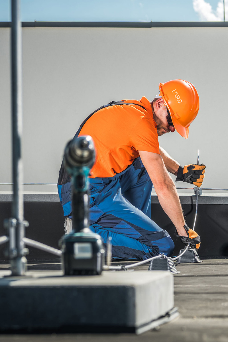 Blitzschutzinstallation